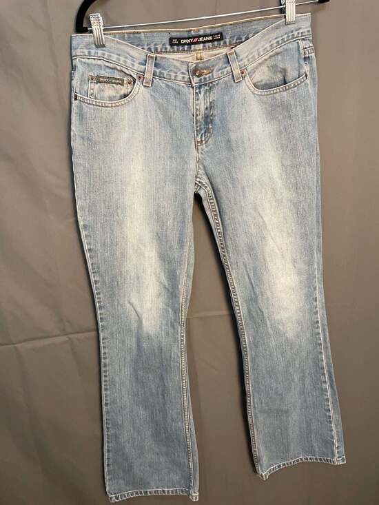 Dkny Denim - DKNY Jeans Vintage Y2K Light Wash Bootcut Denim Jeans Size 9